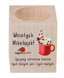 swiecznik-drewniany-nadruk-uv-logo-reklamowy-gadzet-mikolajkowy-prezent