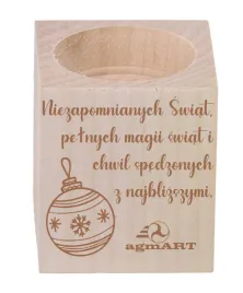 swiecznik-drewniany-grawer-logo-prezent-swiateczne-wzory-personalizacja