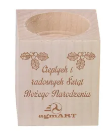 swiecznik-drewniany-grawer-twoje-logo-napis-prezent-swieta-boze-narodzenie