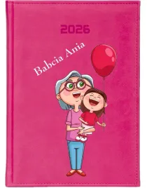 maly-kalendarz-a6-2026-tygodnniowy-nadruk-uv-dla-babci-prezent-twoj-tekst