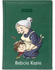 kalendarz-a6-2026-tygodnniowy-prezent-dla-babci-nadruk-z-tekstem-napisem