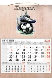 kalendarz-2025-jednodzielny-drewniany-prezent-z-nadrukiem-pilka-nozna-imie