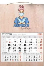 kalendarz-wiszacy-2025-jednodzielny-drewniany-prezent-dla-pani-doktor