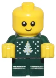 lego-city-minifigurka-cty1823-dziecko-w-zielonym-swiatecznym-sweterku