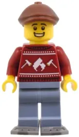 lego-city-minifigurka-cty1821-czerwony-sweterek-buty-sniegowe
