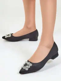 royalfashion-damskie-baleriny-a-la-satynowe-z-klamerka-legant-ll251-czarne-r-37
