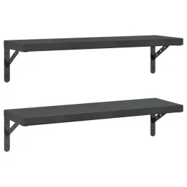 polki-scienne-2-szt-75x235-cm-czarna-stal-nierdzewna