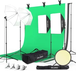 raleno-zestaw-fotograficzny-softbox-tla-26x3-m-green-screen-5-lamp