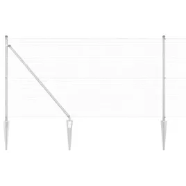 ogrodzenie-z-slupkami-srebrny-1-x-100-m-stal