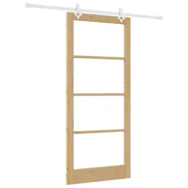 drzwi-przesuwane-brazowy-93-x-211-cm-drewno-i-metal