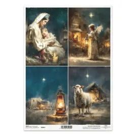 papier-ryzowy-do-decoupage-a4-maryja-lampa-aniol-r2867