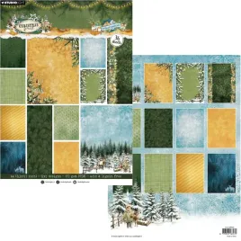 zestaw-papierow-do-scrapbookingu-a4-designer-paper-pad-christmas-forest