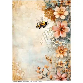 papier-ryzowy-do-decoupage-a4-scraplove-bee-floral-junk-journal-3