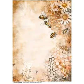 papier-ryzowy-do-decoupage-a4-scraplove-bee-floral-junk-journal-1