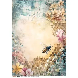papier-ryzowy-do-decoupage-a4-scraplove-bee-floral-junk-journal-4