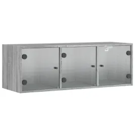 szafka-wiszaca-szklane-drzwi-szary-dab-sonoma-102x37x35-cm