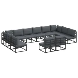 zestaw-sof-na-ogrod-z-poduszka-12-pcs-czarny-aluminium