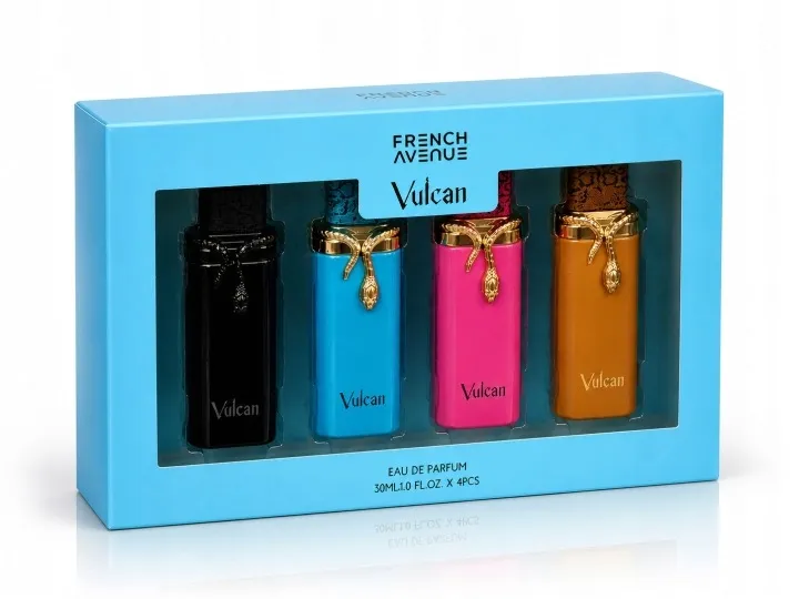 Zestaw 4 x 30ml French Avenue Vulcan Piękne Arabskie Zapachy*Super Prezent