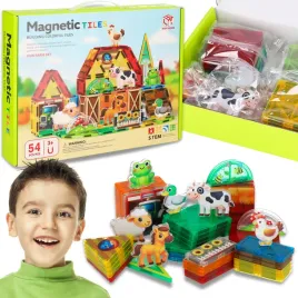klocki-magnetyczne-edukacyjne-3d-farma-zestaw-xxl-54-elementy-dla-dzieci