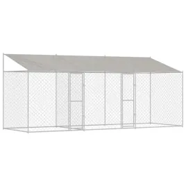 klatka-dla-psa-srebrny-600-x-200-x-256-cm-stal-galwanizowana