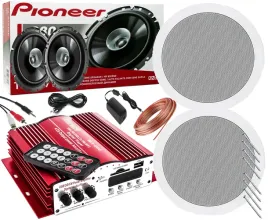 glosniki-sufitowe-pioneer-amplituner-bluetooth