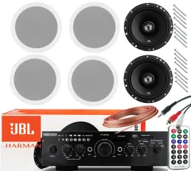 4-glosniki-sufitowe-jbl-amplituner-naglosnienie