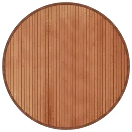 dywan-okragly-brazowy-80-cm-bambusowy