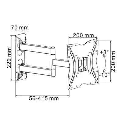uchwyt-scienny-tv-13-42-vesa-30kg-cabletech-stan-nowy