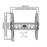 uchwyt-tv-scienny-32-55-50kg-cabletech-stan-nowy