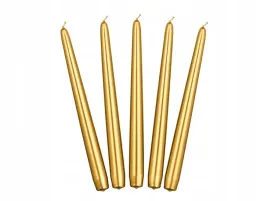 swieca-stozkowa-metalizowana-zlota-10-szt-24-cm-komunia-wesele-slub-ihs