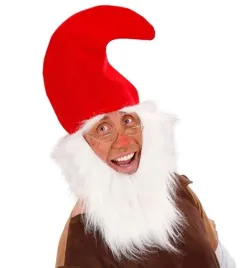 czapka-skrzata-gnoma-czerwona-z-broda