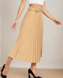 royalfashion-plisowana-damska-spodnica-midi-z-paskiem-sp-b-camel-r-uniwersalny