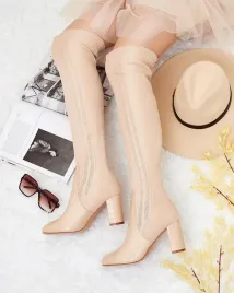 royalfashion-damskie-wsuwane-kozaki-za-kolano-nolera-qt53-bezowe-r-40