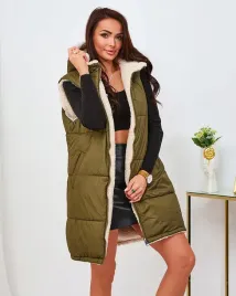 royalfashion-zielono-kremowa-dluga-dwustronna-kamizelka-damska-wd202323-green-r-m-38