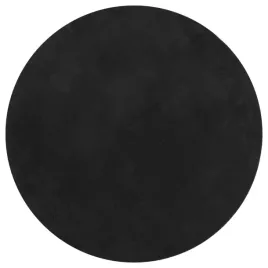 dywan-huarte-z-krotkim-wlosiem-czarny-o-80-cm