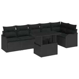 zestaw-sof-na-ogrod-7-pcs-czarny-100-x-55-x-73-cm-polirattan