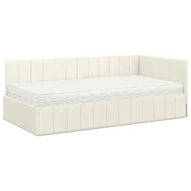 rama-lozka-naroznego-z-materacem-kremowy-90-x-200-cm-aksamit