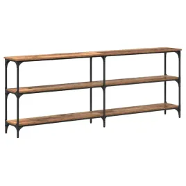 stol-konsolowy-z-polka-stare-drewno-200-x-29-x-75-cm