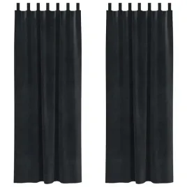 zaslony-z-zaslonami-2-pcs-czarny-140-x-260-cm-aksamit