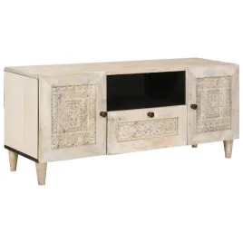 szafka-pod-telewizor-bialy-105-x-33-x-46-cm-lite-drewno-mango