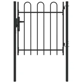 brama-ogrodzeniowa-szary-100-x-100-cm-stal-pokryta-proskiem