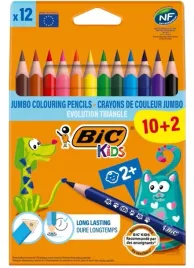 kredki-olowkowe-trojkatne-jumbo-bic-kids-evolution-12-kolorow