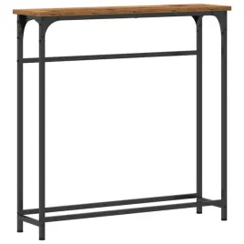 stolik-konsolowy-z-polka-stare-drewno-75-x-195-x-75-cm