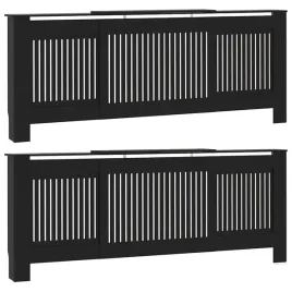 pokrywa-grzejnika-2-pcs-czarny-205x20-5x81-5cm