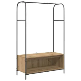wieszak-na-ubrania-z-przechowywaniem-brazowy-100-x-44-x-160-cm