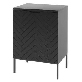szafka-stojaca-aspen-czarny-mat-czarny-stelaz-z-czarnym-blatem-60-cm