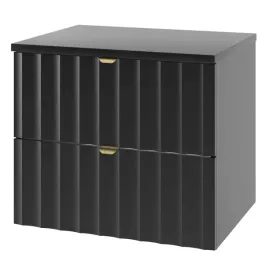 szafka-wiszaca-arcos-czarny-mat-ryflowane-fronty-z-czarnym-blatem-60-cm