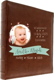 album-na-zdjecia-metryczka-dziecka-chrzest-roczek