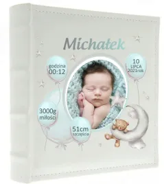 album-na-zdjecia-dziecka-chrzest-roczek-metryczka