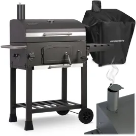 grill-weglowy-ogrodowy-komin-zeliwny-ruszt-termometr-pokrowiec